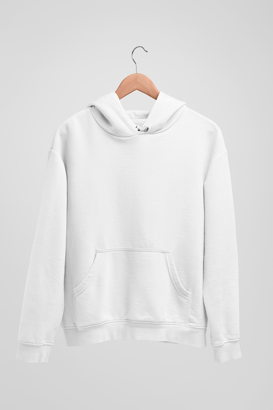 Solid White Hoodie