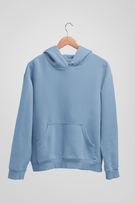 Solid Baby Blue Hoodie