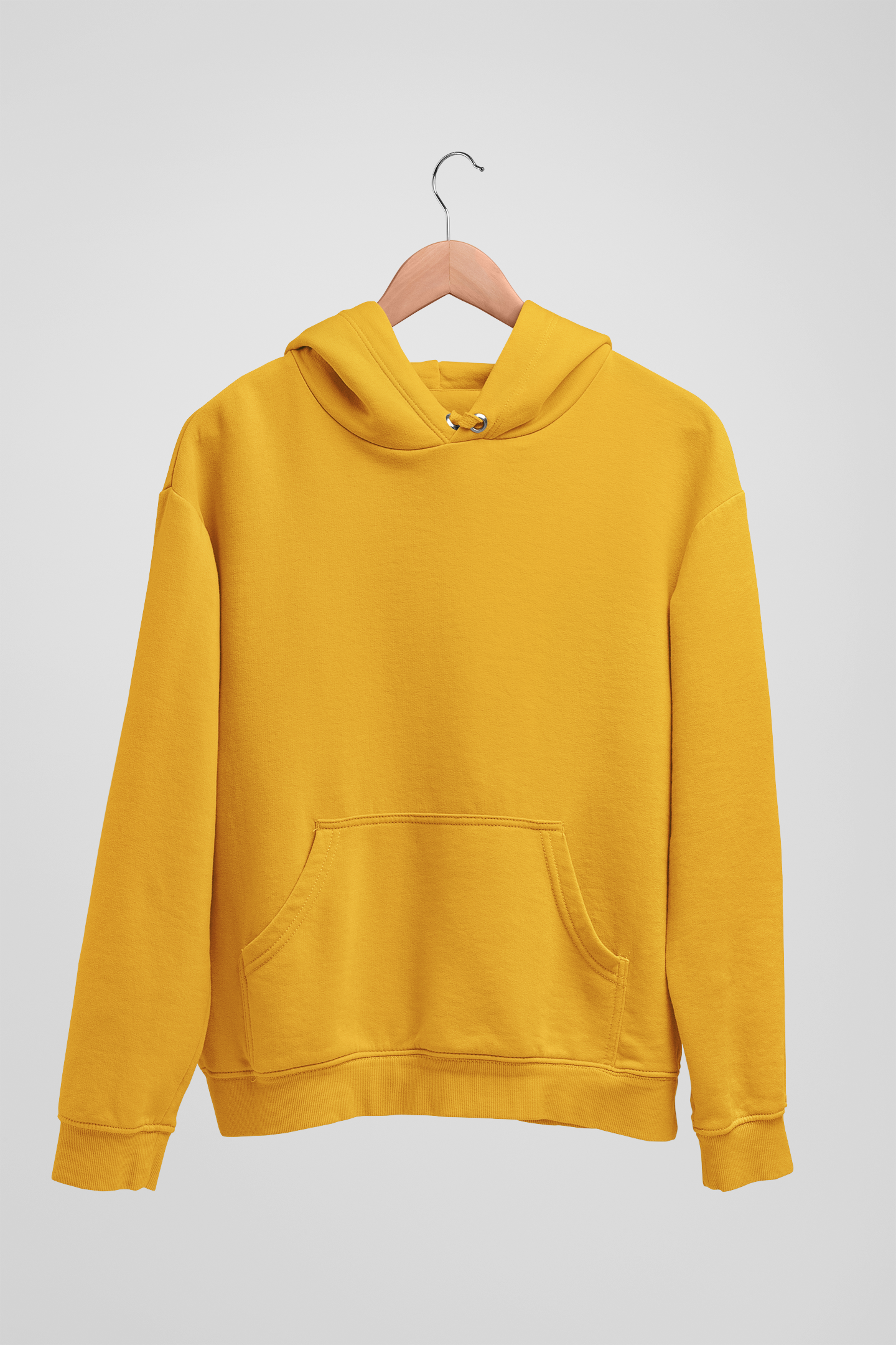 Solid Golden Yellow Hoodie