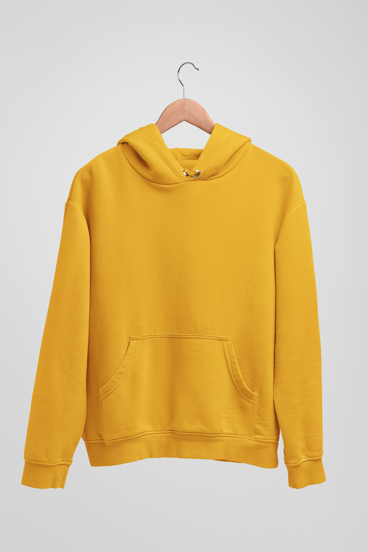 Solid Golden Yellow Hoodie