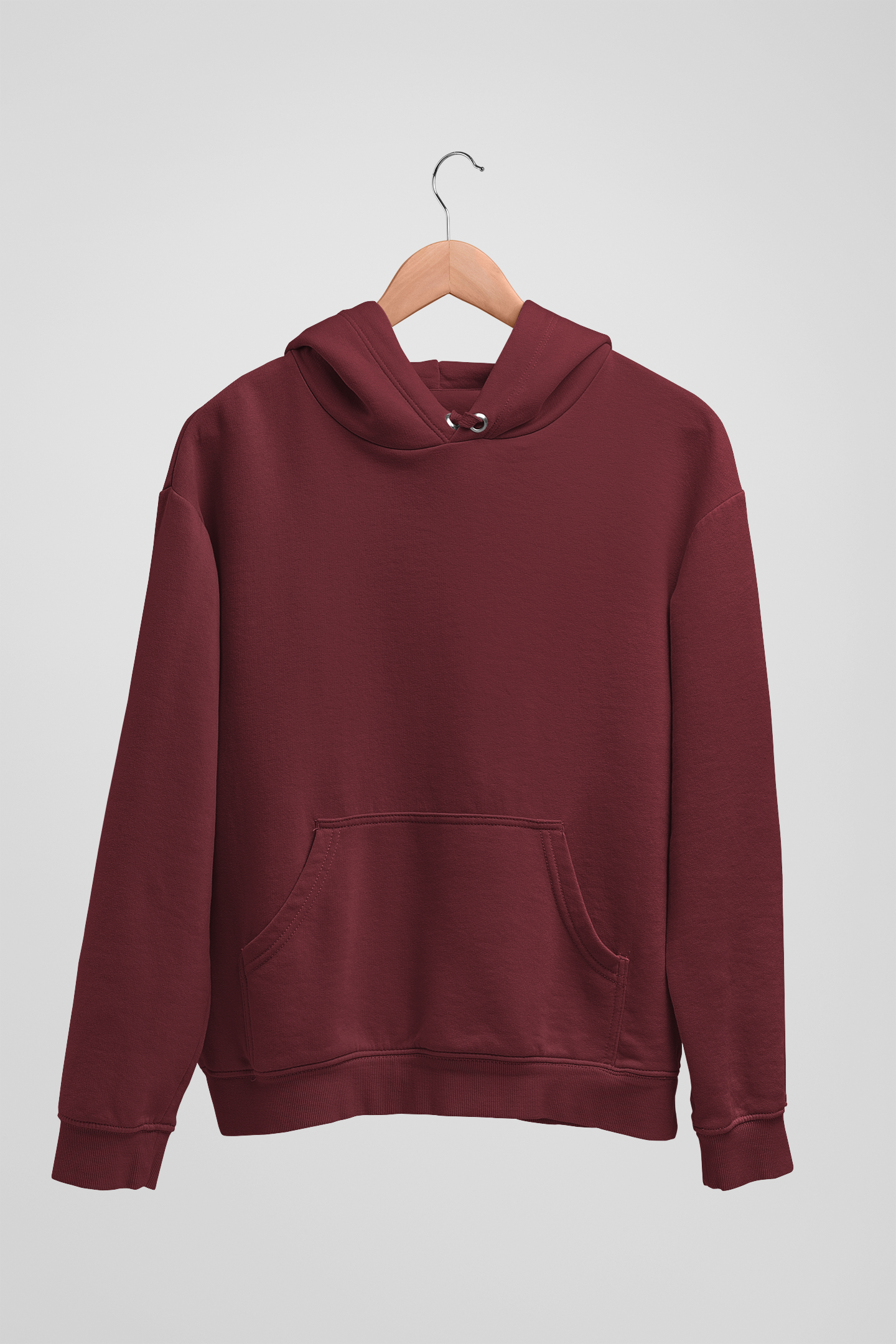 Solid Maroon Hoodie