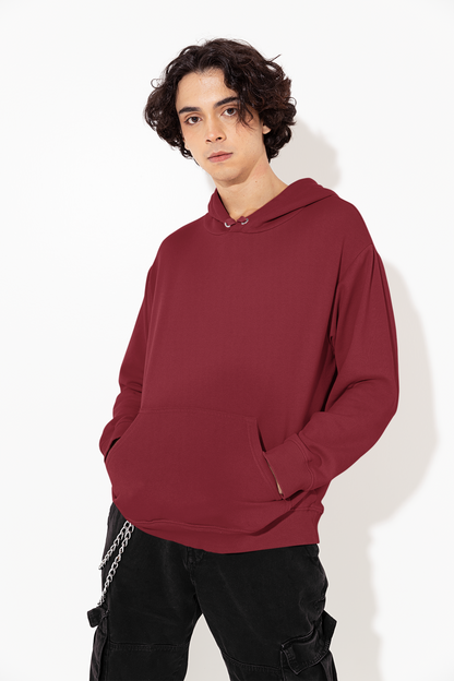 Solid Maroon Hoodie