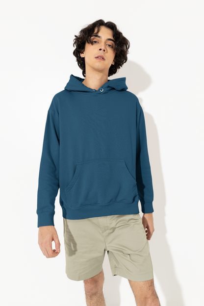 Solid Navy Blue Hoodie