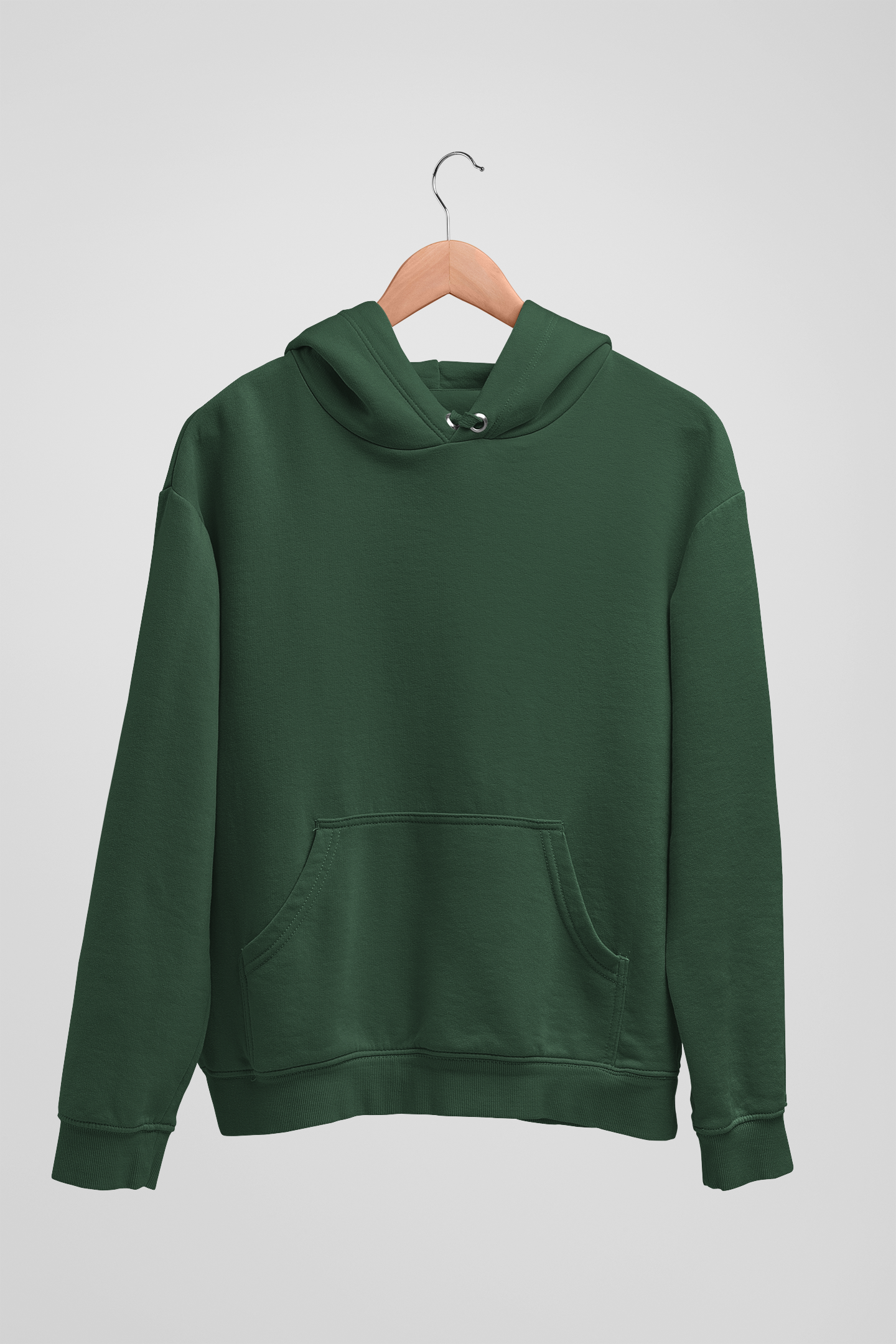 Solid Olive Green Hoodie