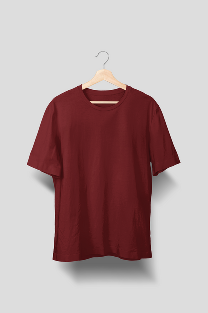 Solid Maroon T-Shirt