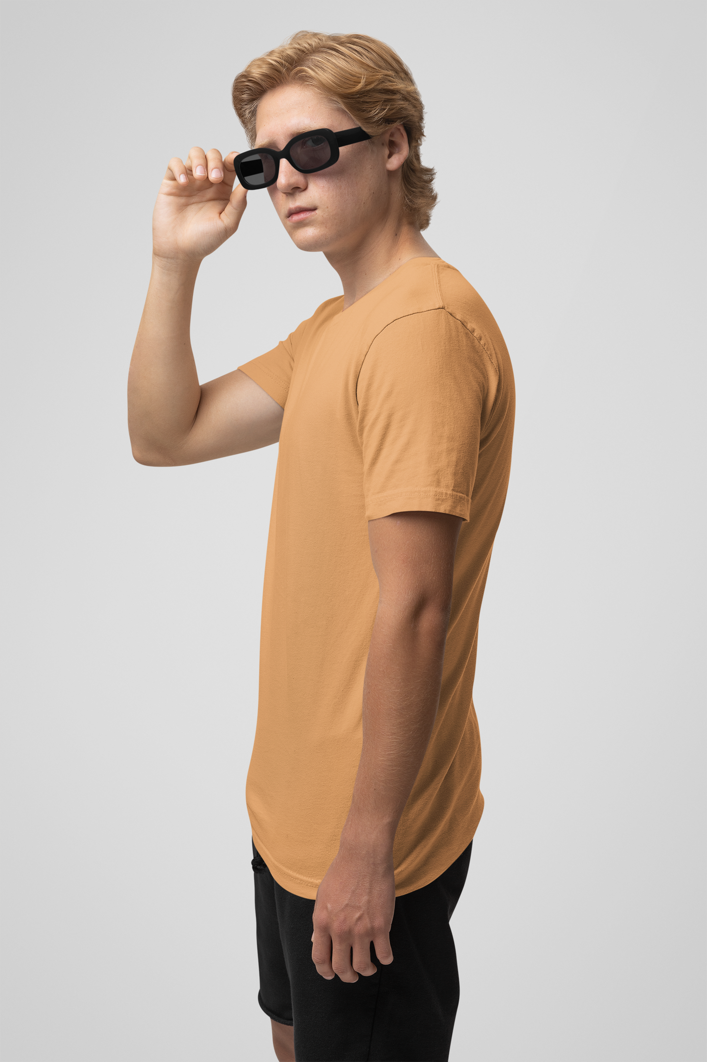 Solid Mustard Yellow T-Shirt