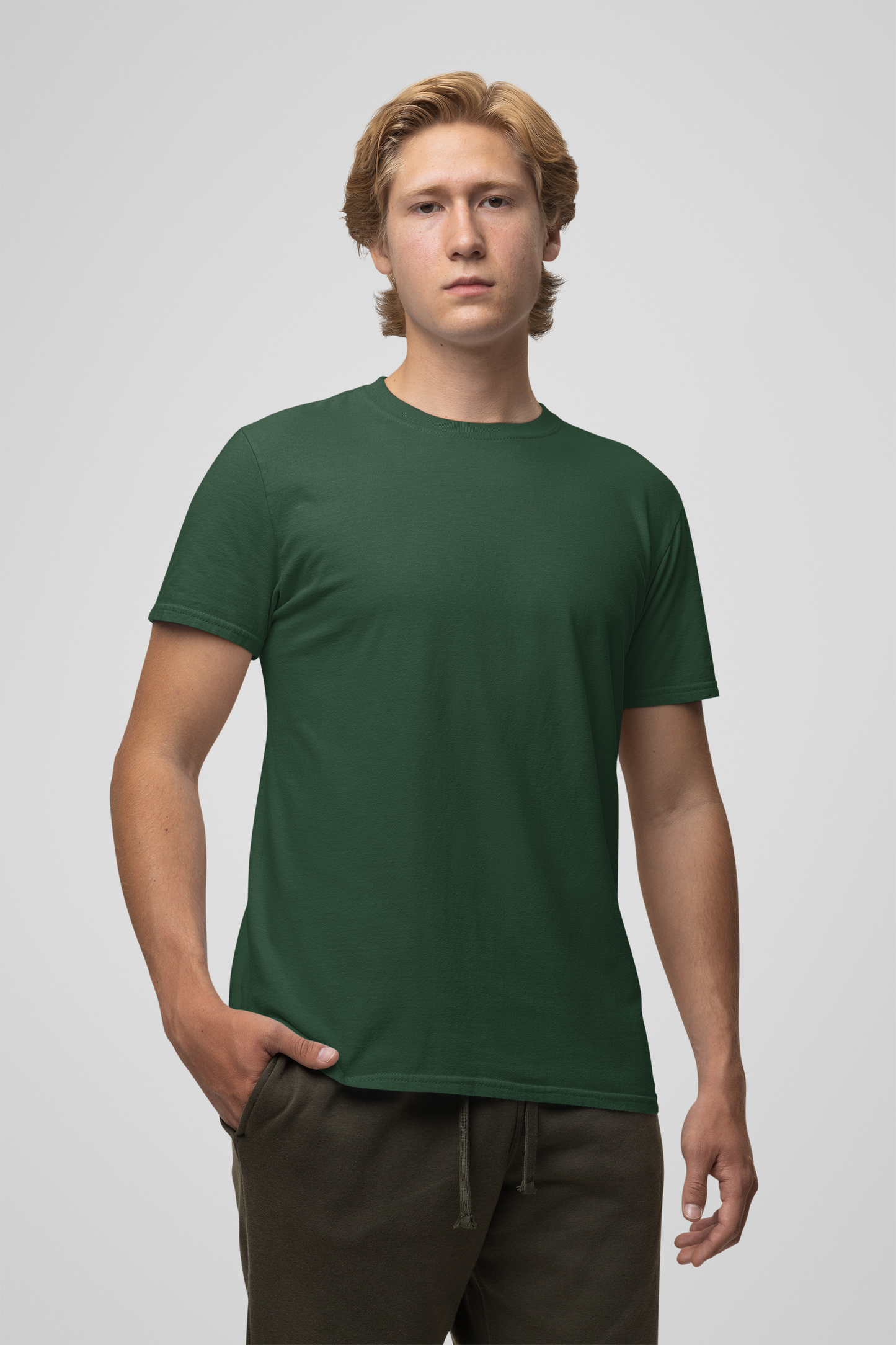 Solid Olive Green T-shirt