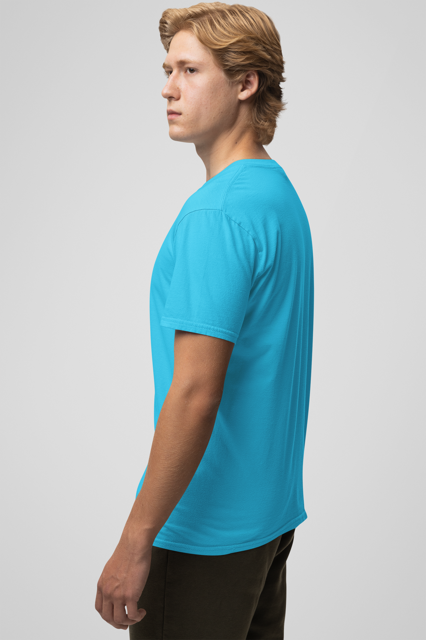 Solid Sky Blue T-Shirt