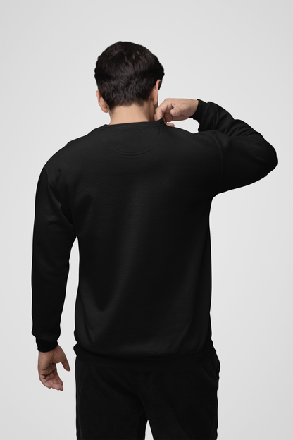 Solid Black Sweatshirt