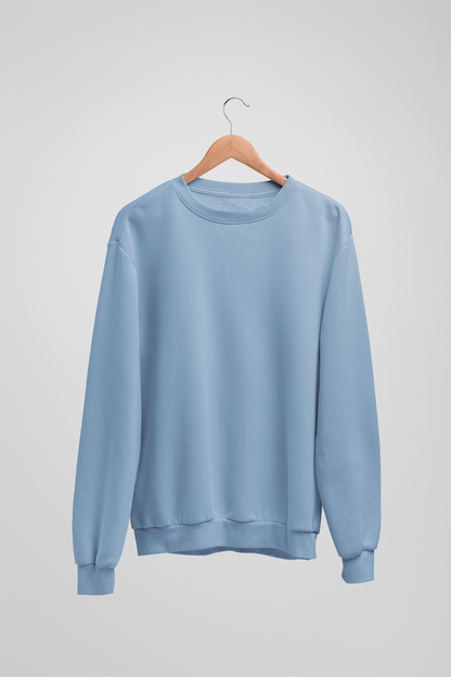 Solid Baby Blue Sweatshirt