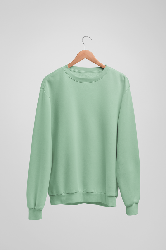 Solid Mint Green Sweatshirt