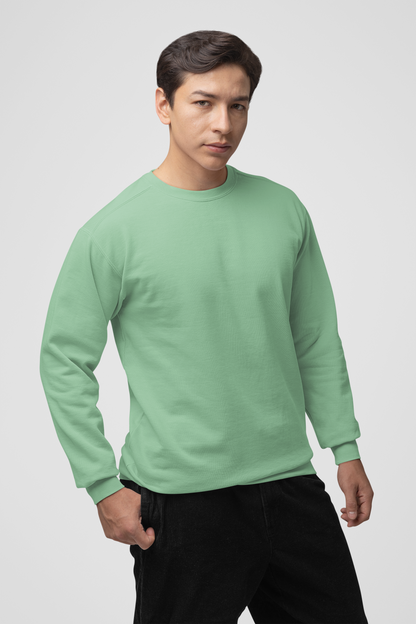 Solid Mint Green Sweatshirt