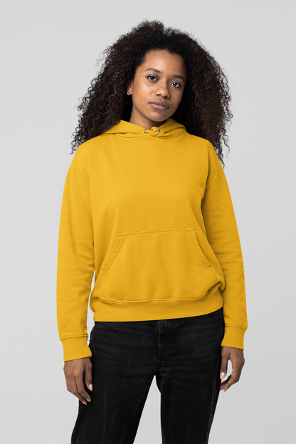 Solid Golden Yellow Hoodie