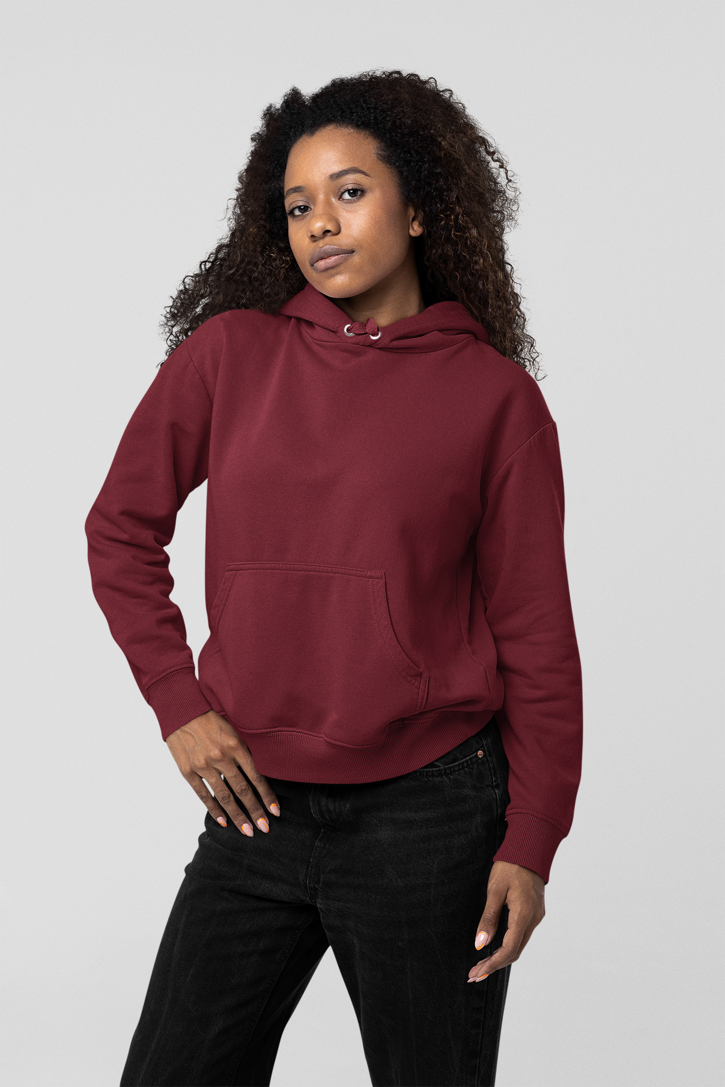 Solid Maroon Hoodie