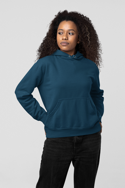 Solid Navy Blue Hoodie