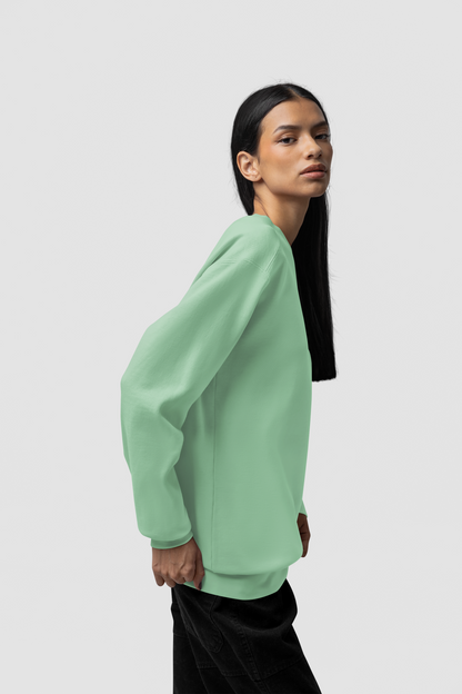 Solid Mint Green Sweatshirt